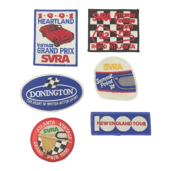 SVRA Patches 90s Sportscar Vintage Racing Association Grand Prix Lot Of 6 - Picture 1 of 10